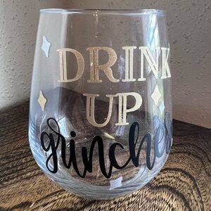 Handcrafted New Funny Holiday Wine Glass